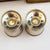 Soviet Russia Solid Silver Pair Of Egg Cups Vintage Circa 1960's