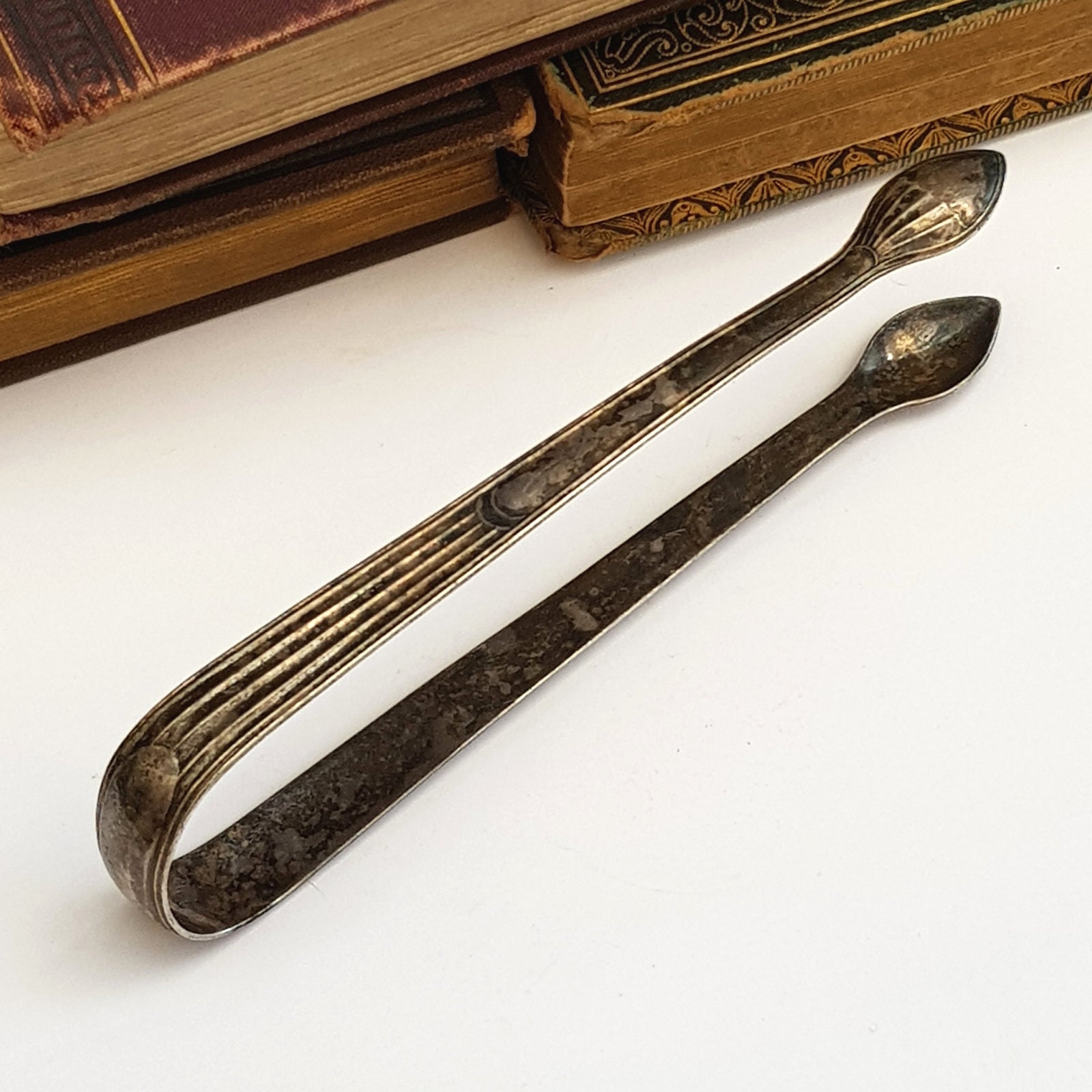 Sterling Silver Fluted And Threaded Sugar Nips P.A Bateman Antique Georgian London circa 1791