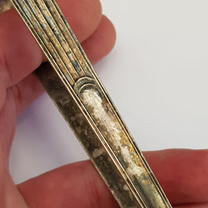 Sterling Silver Fluted And Threaded Sugar Nips P.A Bateman Antique Georgian London circa 1791