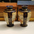 Japanese Pair Of Geisha & Garden Panel Hand Painted Satsuma Porcelain Vases Antique Meiji circa 1910