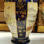 Japanese Pair Of Geisha & Garden Panel Hand Painted Satsuma Porcelain Vases Antique Meiji circa 1910