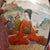 Japanese Pair Of Geisha & Garden Panel Hand Painted Satsuma Porcelain Vases Antique Meiji circa 1910