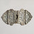 Large Sterling Silver Maternity Matrons Belt Buckle Antique London circa 1899