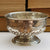 Sterling Silver Lovers Knot Swag Gallery Pattern Bowl Antique London circa 1925