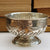 Sterling Silver Lovers Knot Swag Gallery Pattern Bowl Antique London circa 1925