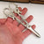 Pair Of Sterling Silver Running Fox On Bacchanalian Stem Grape Shears Vintage Sheffield circa 1959
