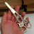 Pair Of Sterling Silver Running Fox On Bacchanalian Stem Grape Shears Vintage Sheffield circa 1959