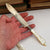 Superb Sterling Silver Mother Of Pearl Handled Fruit Cutlery Duo Birmingham circa 1870