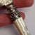 Superb Sterling Silver Mother Of Pearl Handled Fruit Cutlery Duo Birmingham circa 1870