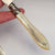 Superb Sterling Silver Mother Of Pearl Handled Fruit Cutlery Duo Birmingham circa 1870