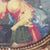 Gouache On Board Miniature Painting Of Girl At Blacksmiths Forge Antique Georgian circa 1820