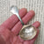 Sterling Silver Shelled Fiddle Pattern Tea Caddy Spoon With Flora Chased Bow Antique Georgian London Circa 1825