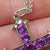 Sterling Silver Mounted Amethyst And Rock Crystal Cross Pendant Antique Victorian circa 1860's