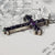 Sterling Silver Mounted Amethyst And Rock Crystal Cross Pendant Antique Victorian circa 1860's
