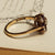 9ct Gold Amethyst & Pearl Daisy Ring Size U.K N Antique Birmingham circa 1889