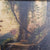 Oil On Board Painting Of Dog Protecting Expired Child From Eagle Antique circa 1800