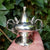 Sterling Silver Grecian Urn Style Table Cigar Lighter Antique Birmingham Circa 1888