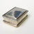 Sterling Silver Pin Stripe Panel Patterned Pocket Snuff Box Antique Georgian London circa 1802