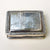 Sterling Silver Pin Stripe Panel Patterned Pocket Snuff Box Antique Georgian London circa 1802
