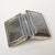 Sterling Silver Pin Stripe Panel Patterned Pocket Snuff Box Antique Georgian London circa 1802