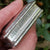 Sterling Silver Pin Stripe Panel Patterned Pocket Snuff Box Antique Georgian London circa 1802