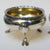 Sterling Silver Rare Pair Of Three Footed Table Salts Antique Georgian London Circa 1780