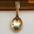 Sterling Silver Shelled Fiddle Pattern Tea Caddy Spoon Antique London circa 1827