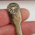 Sterling Silver Shelled Fiddle Pattern Tea Caddy Spoon Antique London circa 1827