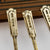 Sterling Silver Enamel Finished Art Nouveau Blue Bell Pattern Set of x4 Tea Spoons Birmingham circa 1968