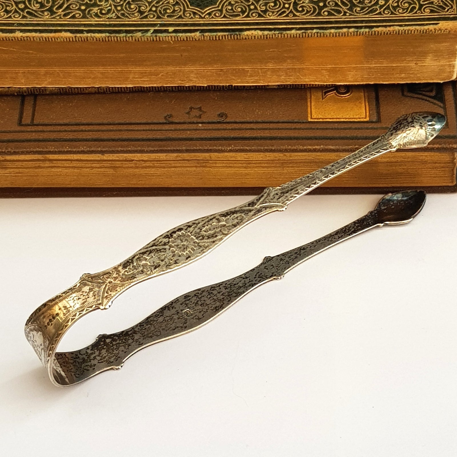 Sterling Silver Pair Of Sugar Nips Peter & Ann Bateman Antique London circa 1798