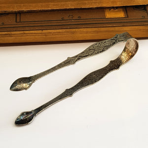 Sterling Silver Pair Of Sugar Nips Peter & Ann Bateman Antique London circa 1798