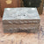 Arts & Crafts Pewter Worked Three Dimensional Owl Decorated Box With Ruskin Roundels Antique Circa 1905