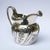 Sterling Silver Floral Repousse Creamer Jug Antique Victorian London Circa 1880
