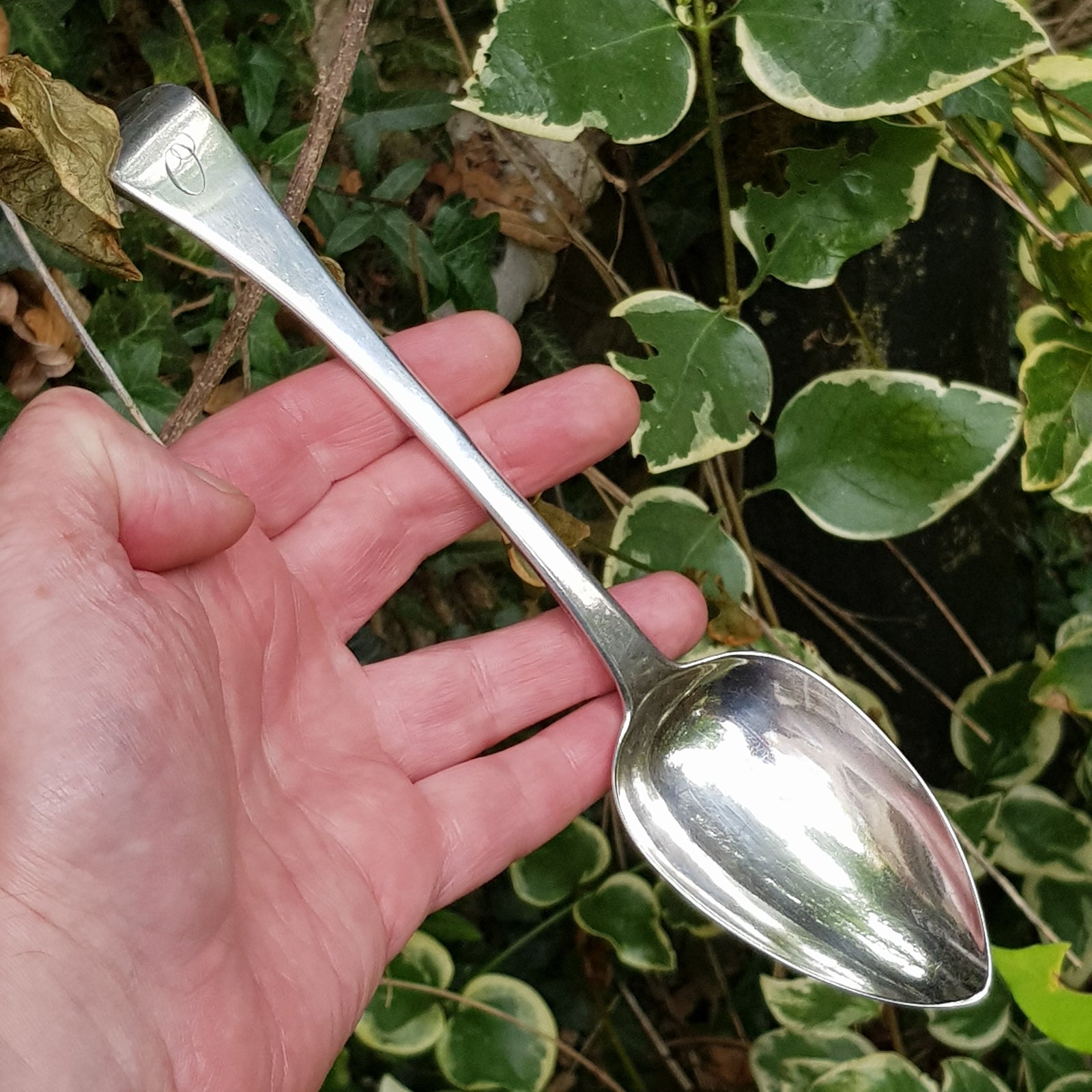 Sterling Silver Old English Pattern Tale Spoon John Lias Antique London Circa 1812