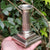 Sterling Silver Pair Of Heavy Corinthian Column Candlesticks Antique Victorian Sheffield Circa 1878