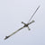 Sterling Silver Large Sized Scottish Claymore Sword Brooch Vintage Edinburgh Circa 1972