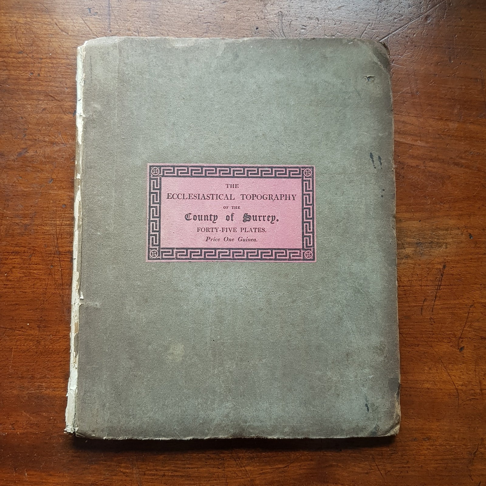 The Ecclesiastical Topography Of The County Of Surrey Book Antique Georgian Circa 1819