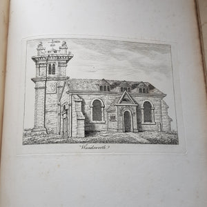 The Ecclesiastical Topography Of The County Of Surrey Book Antique Georgian Circa 1819