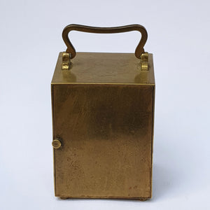 Brass Cased And Bevel Glazed English Carriage Clock Antique Victorian Circa 1880