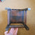 Hand Carved Dark Oak gothic Style Child's Dolls Chair Antique Victorian Circa 1870