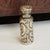 Superb Sterling Silver Floral Repousse Scent Bottle Antique Birmingham circa 1893