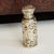 Superb Sterling Silver Floral Repousse Scent Bottle Antique Birmingham circa 1893