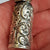 Superb Sterling Silver Floral Repousse Scent Bottle Antique Birmingham circa 1893