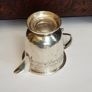 Rare Sterling Silver Milk Jug Liberty & Co Arts & Crafts Antique Birmingham Circa 1902