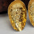 Sterling Silver Gilt Bowl Pair Of Berry Table Spoons Antique London circa 1911
