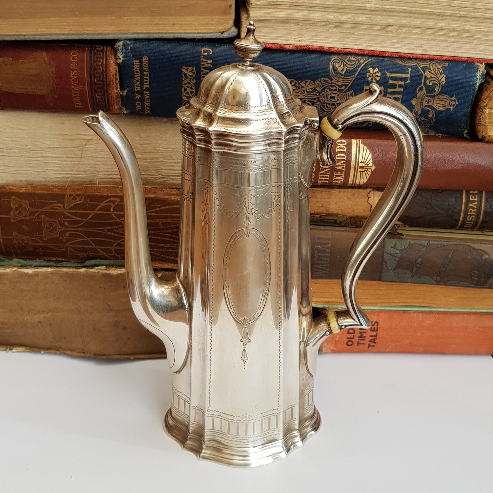 Tiffany & Co Sterling Silver Coffee Pot John C Moore Vintage London Import