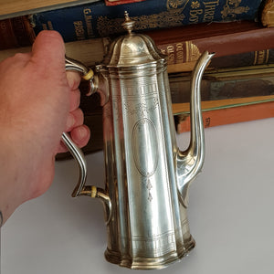 Tiffany & Co Sterling Silver Coffee Pot John C Moore Vintage London Import