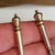 Russian Solid Silver Pair Of Niello Pictorial Bowl Back Spoons Antique Circa 1905
