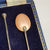 Sterling Silver Enamel Bowl Decorated Set Of x6 Tea Spoons Vintage Birmingham Circa 1961
