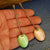 Sterling Silver Enamel Bowl Decorated Set Of x6 Tea Spoons Vintage Birmingham Circa 1961